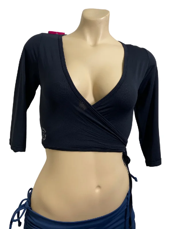 Final Sale! Bia Brazil Activewear Crossover Wrap Crop Top TT801