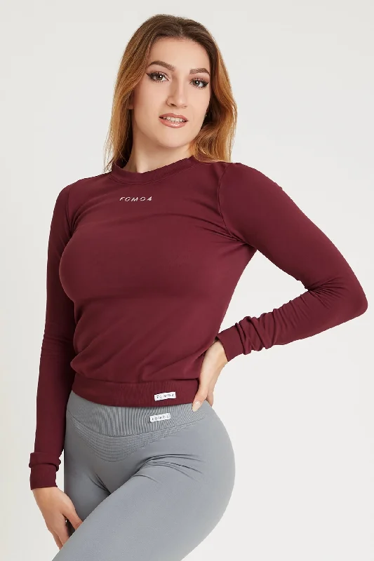 Maglia Slim Merlot