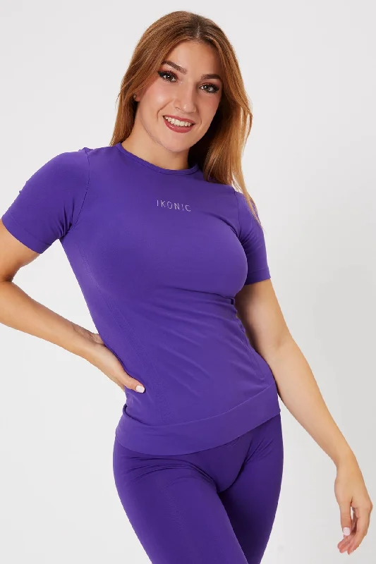 Maglia snellente Ikonic Sport Unisex Viola