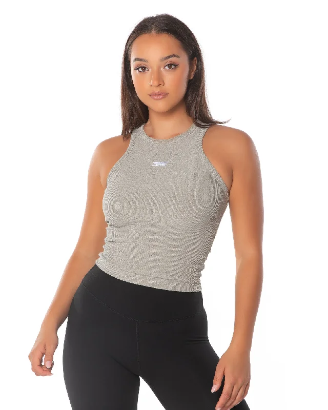 Ribbed Singlet - Sage