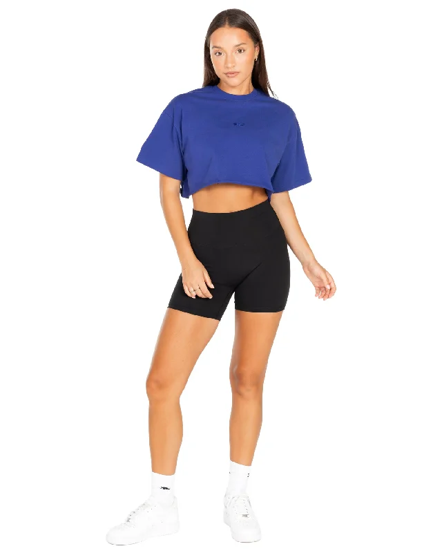 Women's Classic Cropped Tee - Atlantic