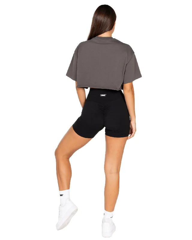 Women's Classic Cropped Tee - Slate