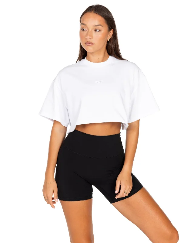 Women's Classic Cropped Tee - White