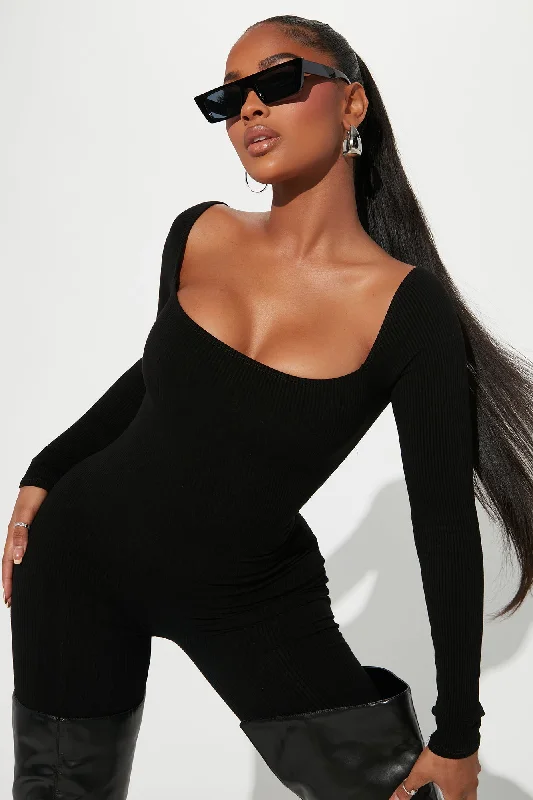 Jocelyn Snatched Jumpsuit - Black