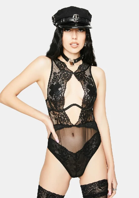 Give Me The Business Lace Bodysuit