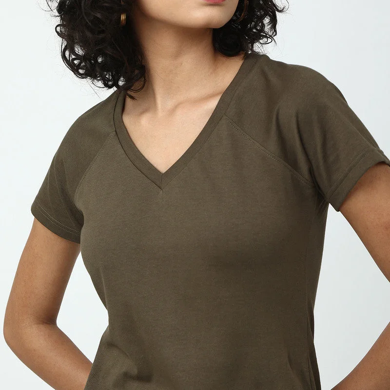 Women Loungewear Set | Organic Cotton | Olive Green