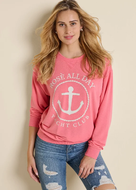 Rose All Day Sweatshirt - Pink