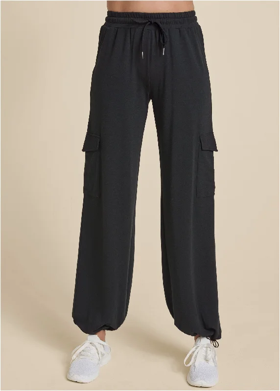 Cargo lounge pants - Black