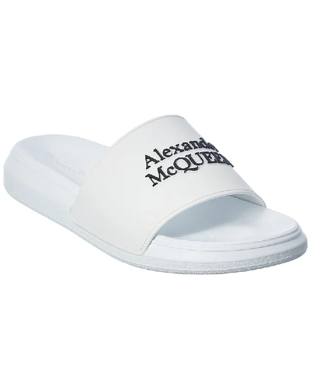 Alexander Mcqueen Pool Rubber Slide