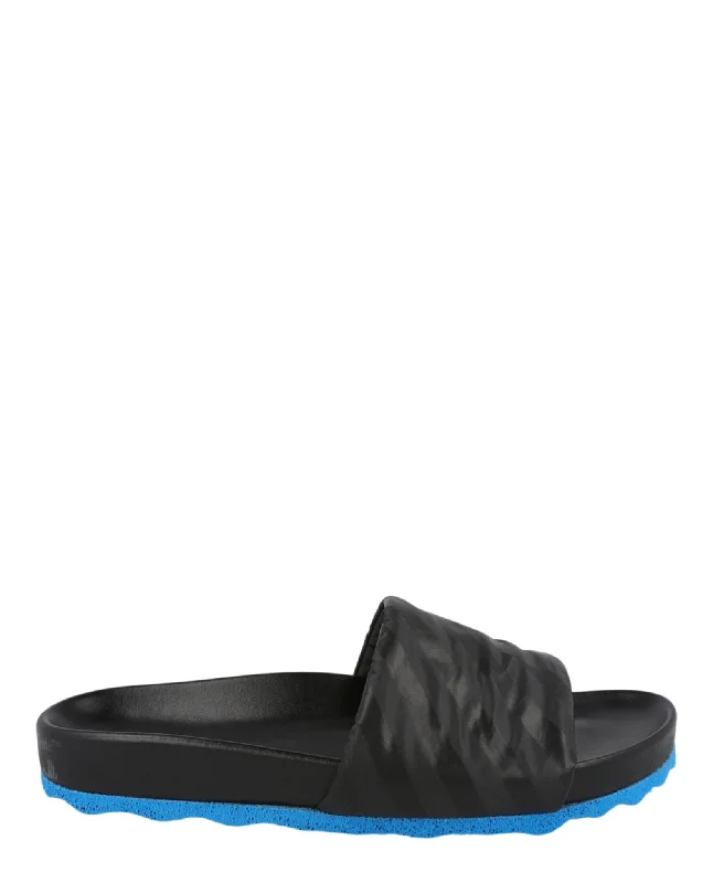 Off-White Mens Diag-Strip Slides